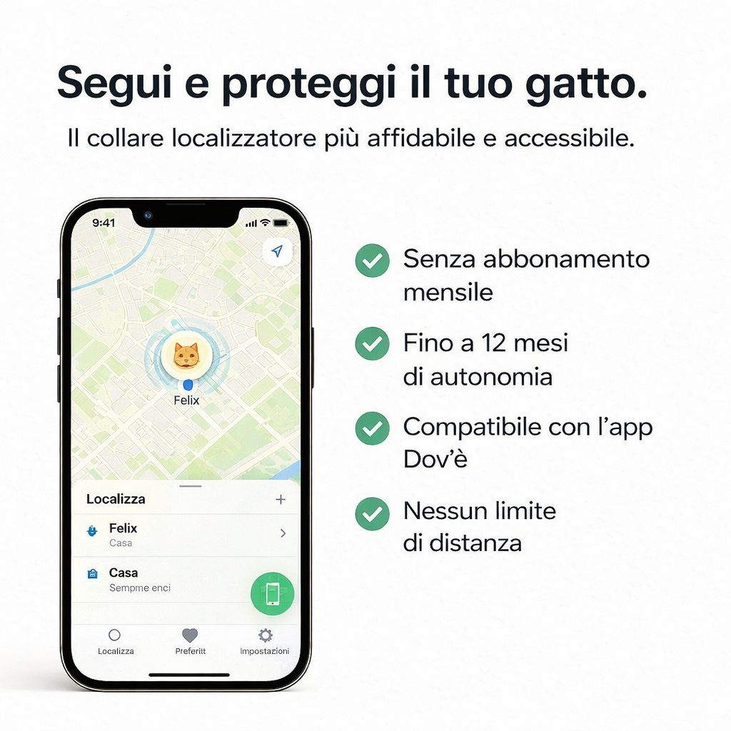 Felis™️ Collare Intelligente per Gatti