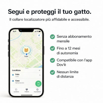 Felis™️ Collare Intelligente per Gatti